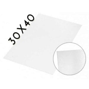 Chapa importada aluminio sublimable blanca 30x40 cm.