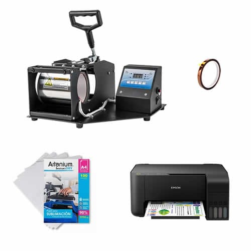Combo Estampadora de tazas Epson L3110 - Data Print