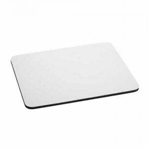 Mouse pad para sublimar rectangular de goma y tela