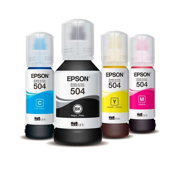 Pack de tintas originales Epson 504 para impresoras Ecotank - Data Print