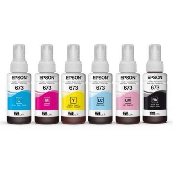 Pack de tintas originales Epson 673 para impresoras Ecotank - Data Print