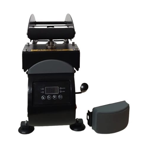 Estampadora plancha gorras tensor sensor doble base intercambiable