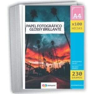 Fotografico glossy 230gms x100hojas a4