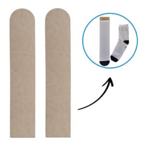 Conformador de cartón para sublimar medias x 2 unidades