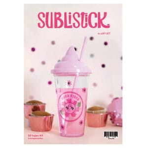 Vinilo Sublistick autoadhesivo sublimable transparente A4 x 20h