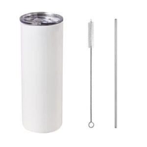 Vaso Térmico Skinny sublimable de Acero Con sorbete y tapa 500ml