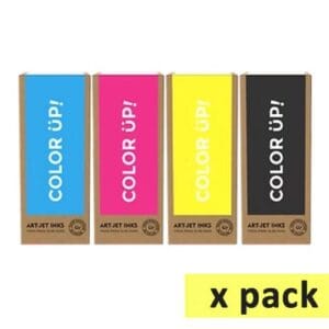 Pack 4 tintas sublimacion color up 140ml epson serie f